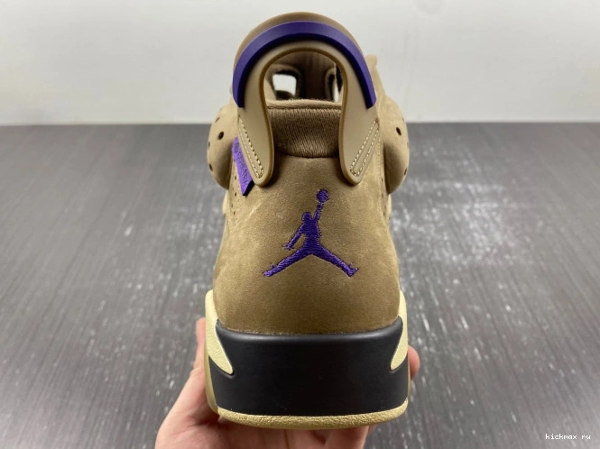 Cheap MAX 6 FD1643-300 Brown Gore-Tex Kelp Air WMNS Jordan 0815